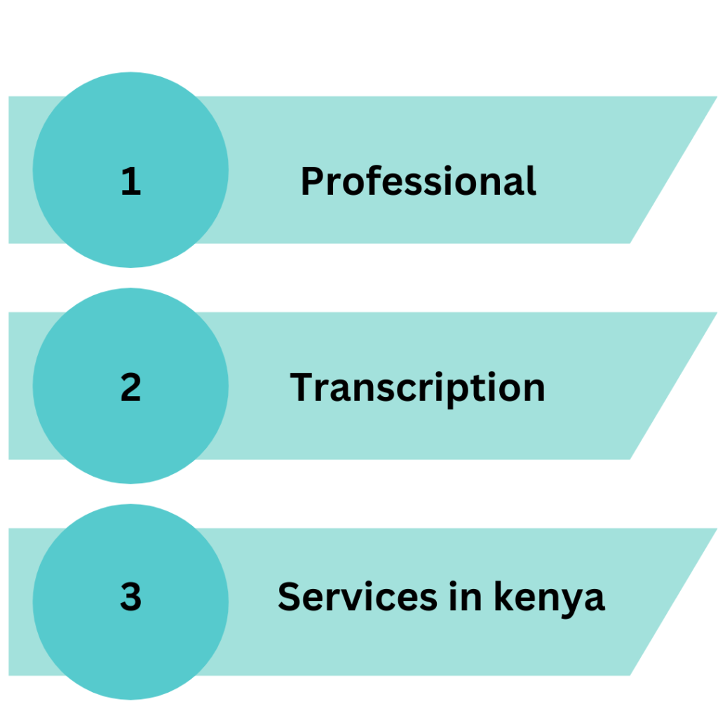 transcription services in kenya